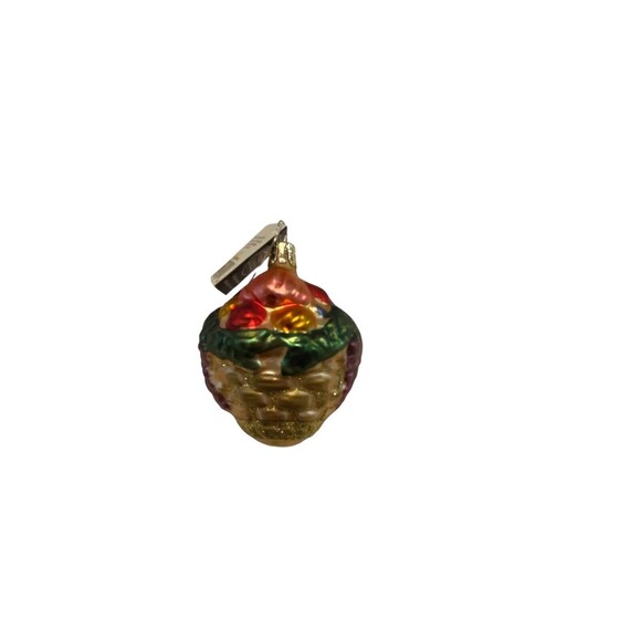 Midwest Of Cannon Falls Fruit Basket Ornament New - Picture 1 of 5